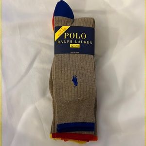 Polo Ralph Lauren Dress Socks. 4 pairs. NWT